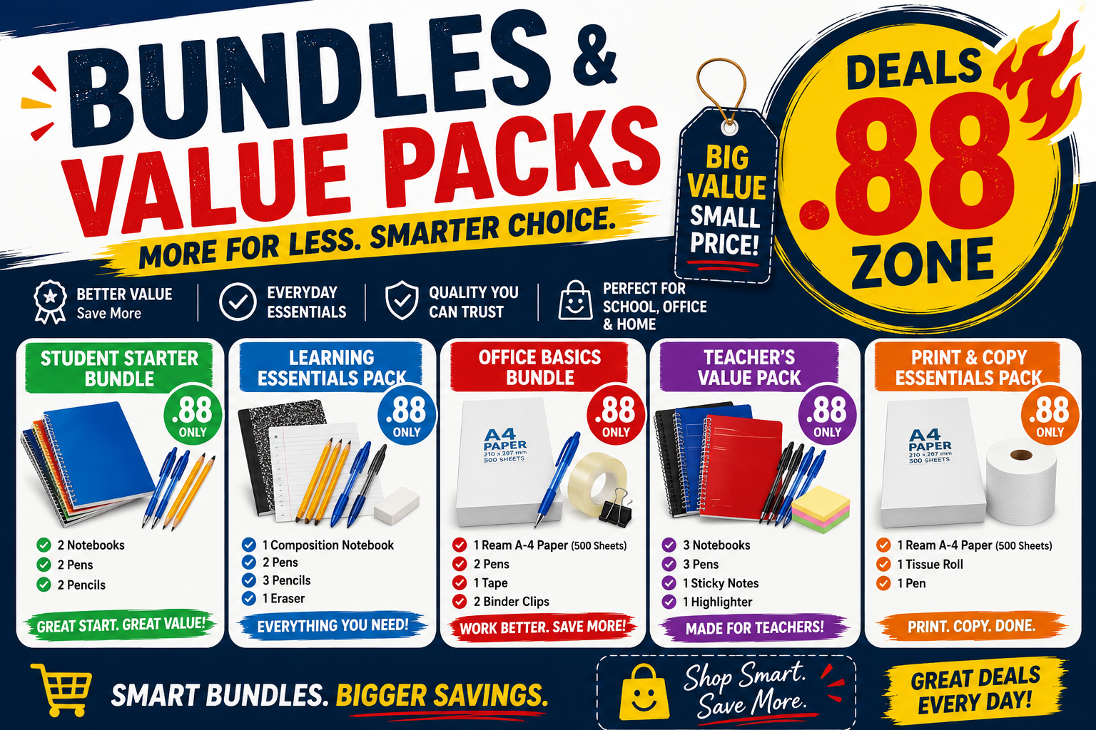 BUNDLES & VALUE PACKS