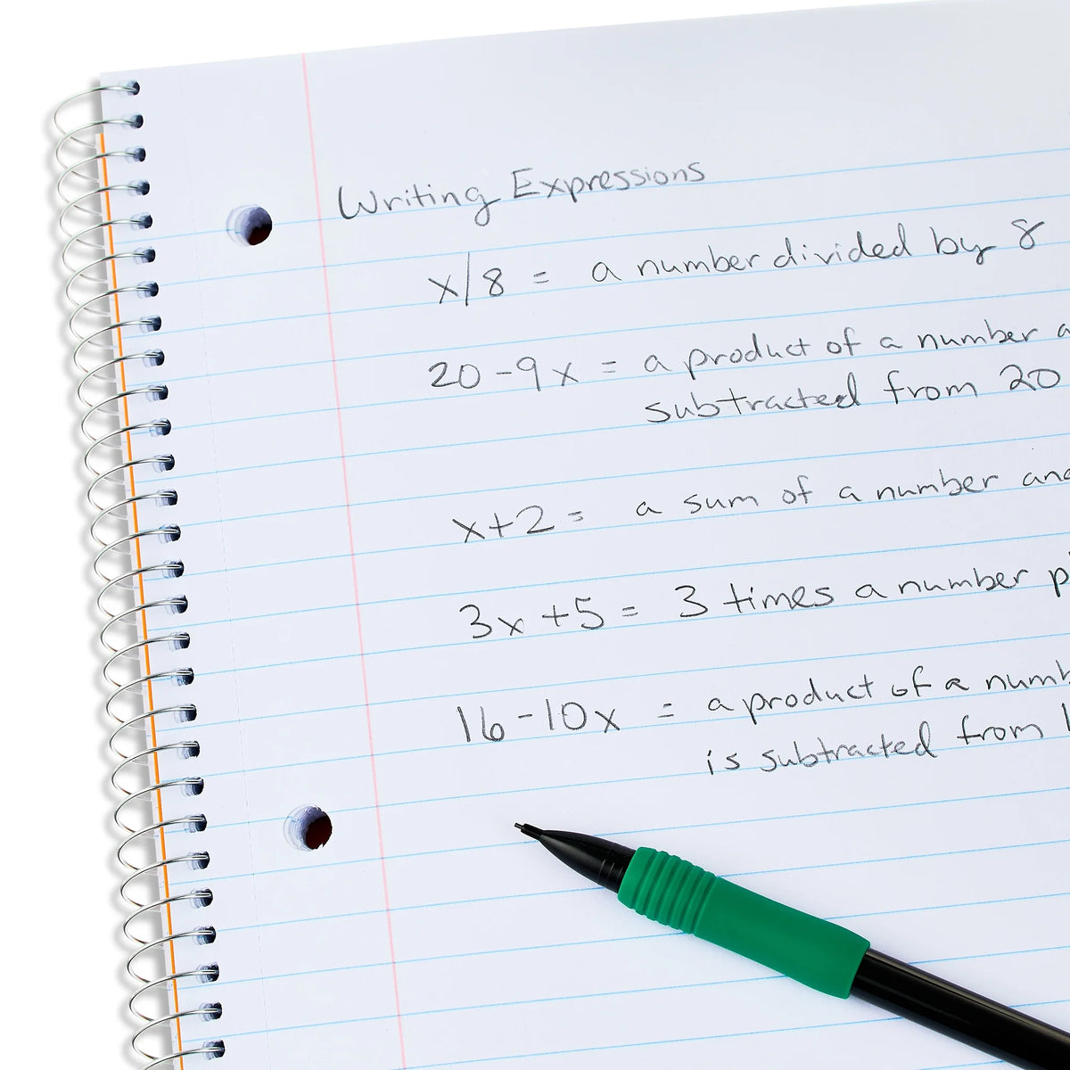 Wide Rule 1-Subject Notebook