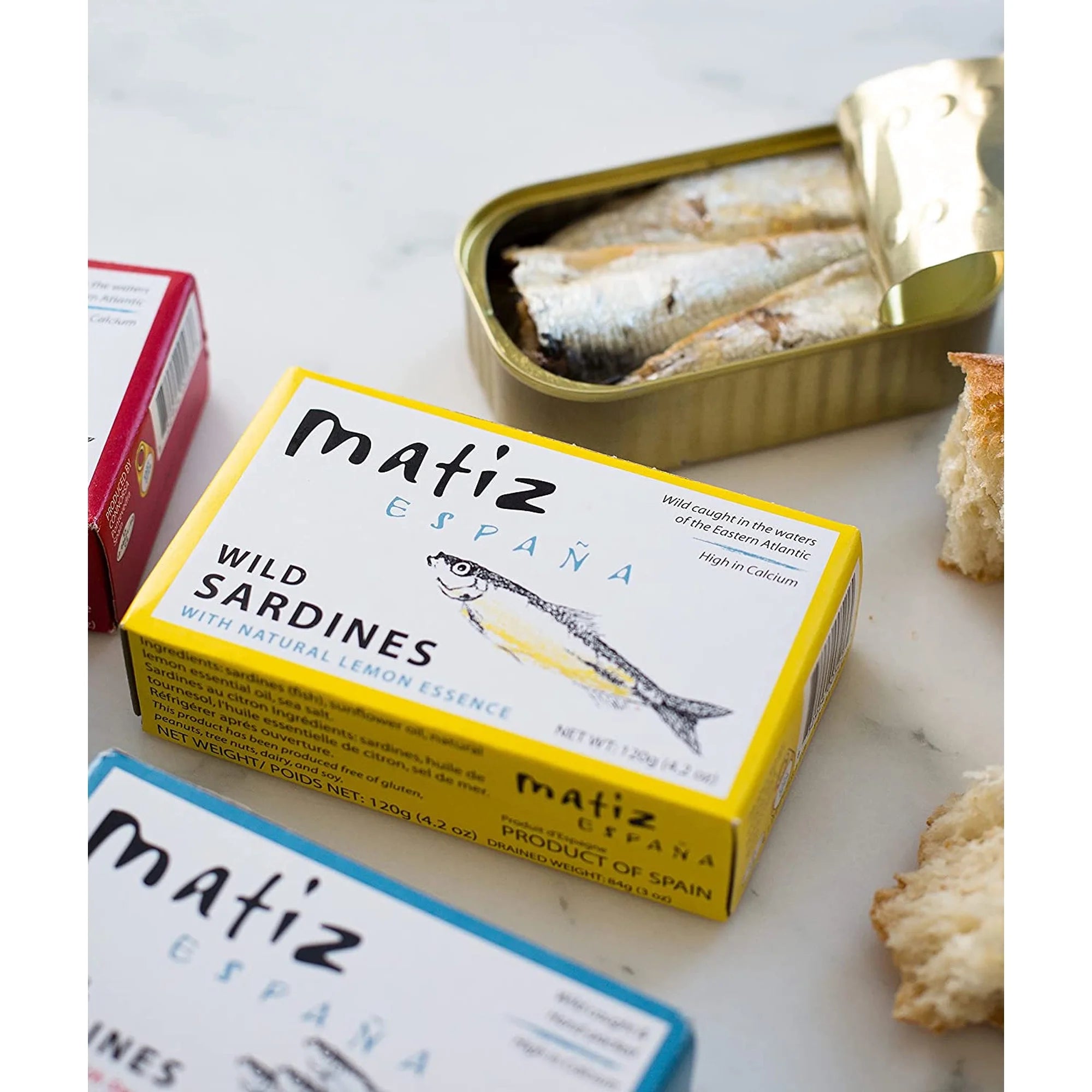 Matiz Wild Caught Sardines with Natural Lemon Essence, 4.2 Ounce