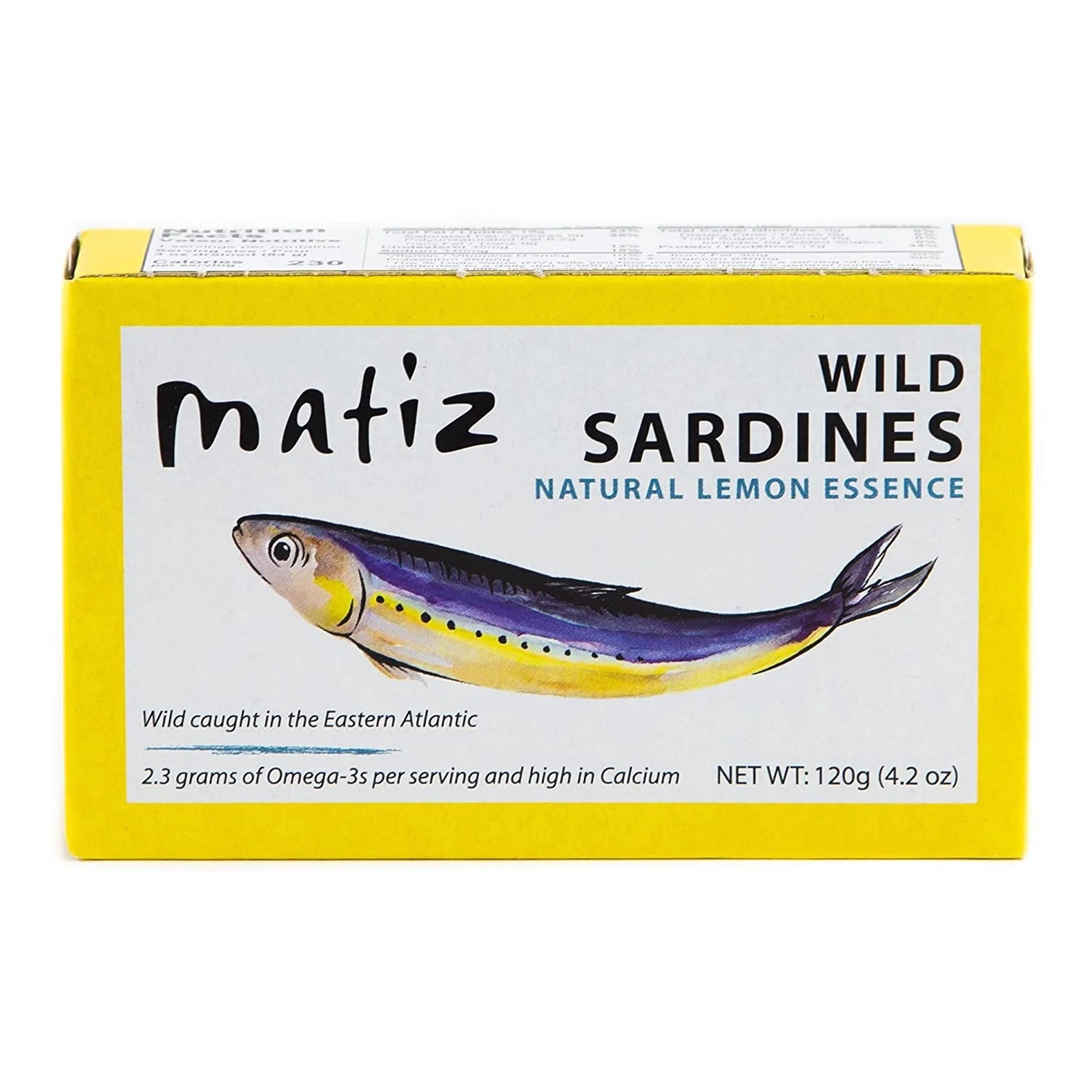 Matiz Wild Caught Sardines with Natural Lemon Essence, 4.2 Ounce