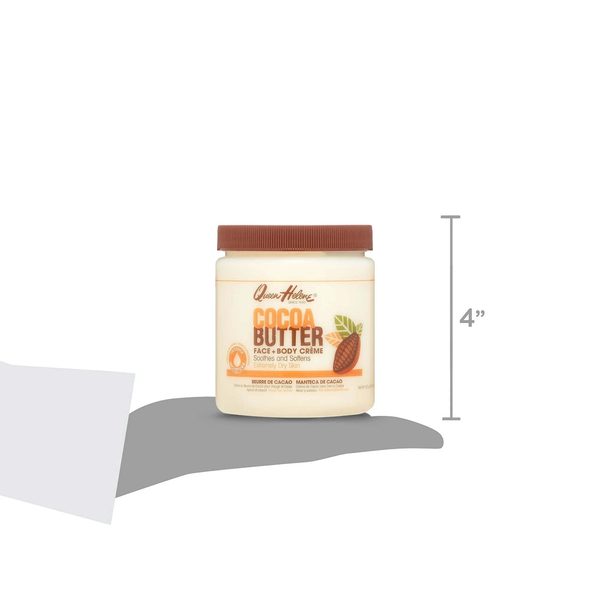 Queen Helene Cocoa Butter Crème Face & Body Lotion for Dry Skin