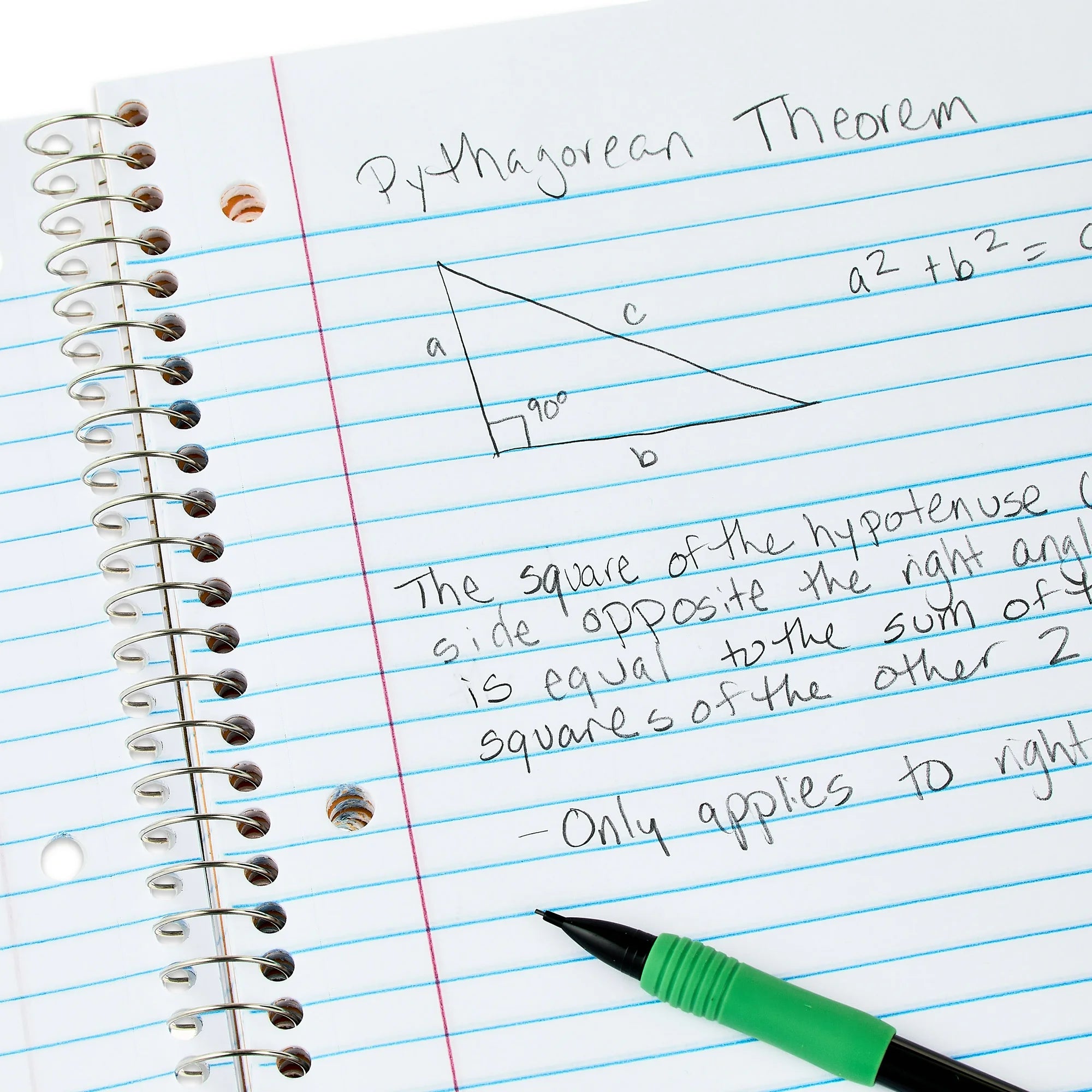 Wide Ruled 5-Subject Notebook