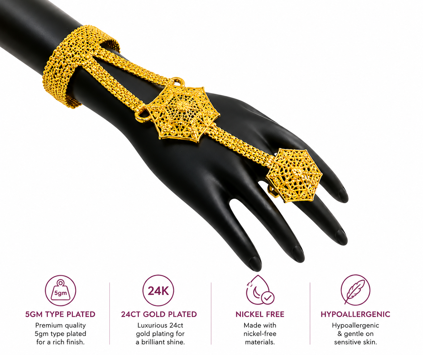 The Kaira Web Hand Harness