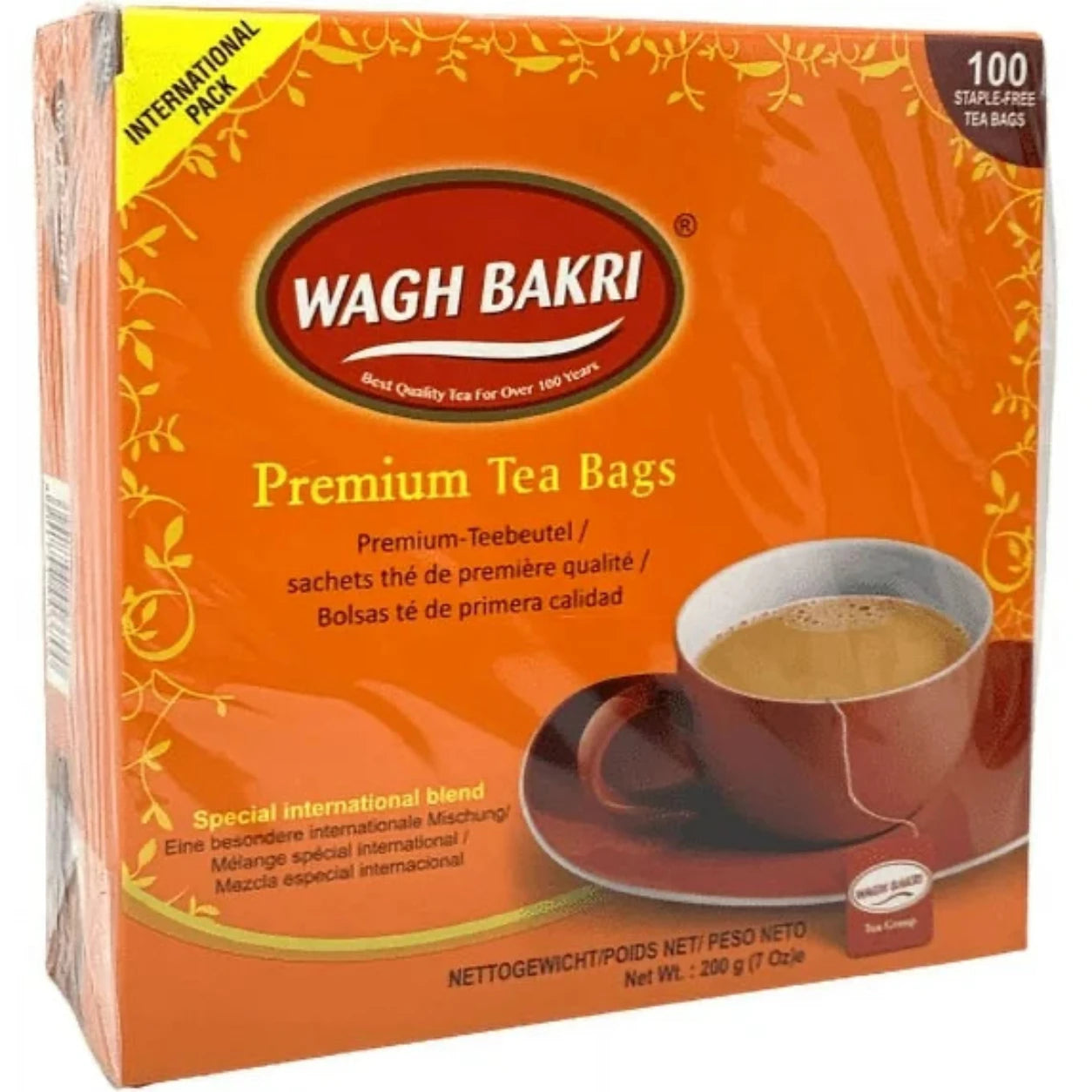 Wagh Bakri Premium Tea – 100 Tea Bags