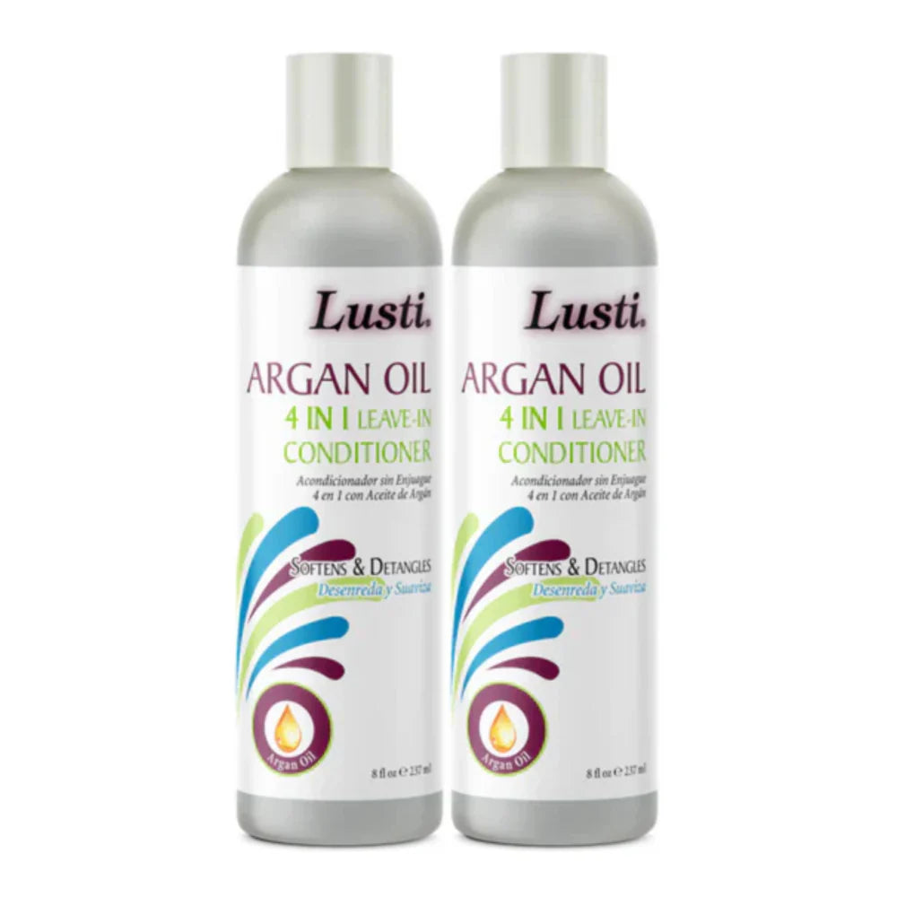 Lusti Argan Oil 4-in-1 Leave-In Conditioner, 8 oz