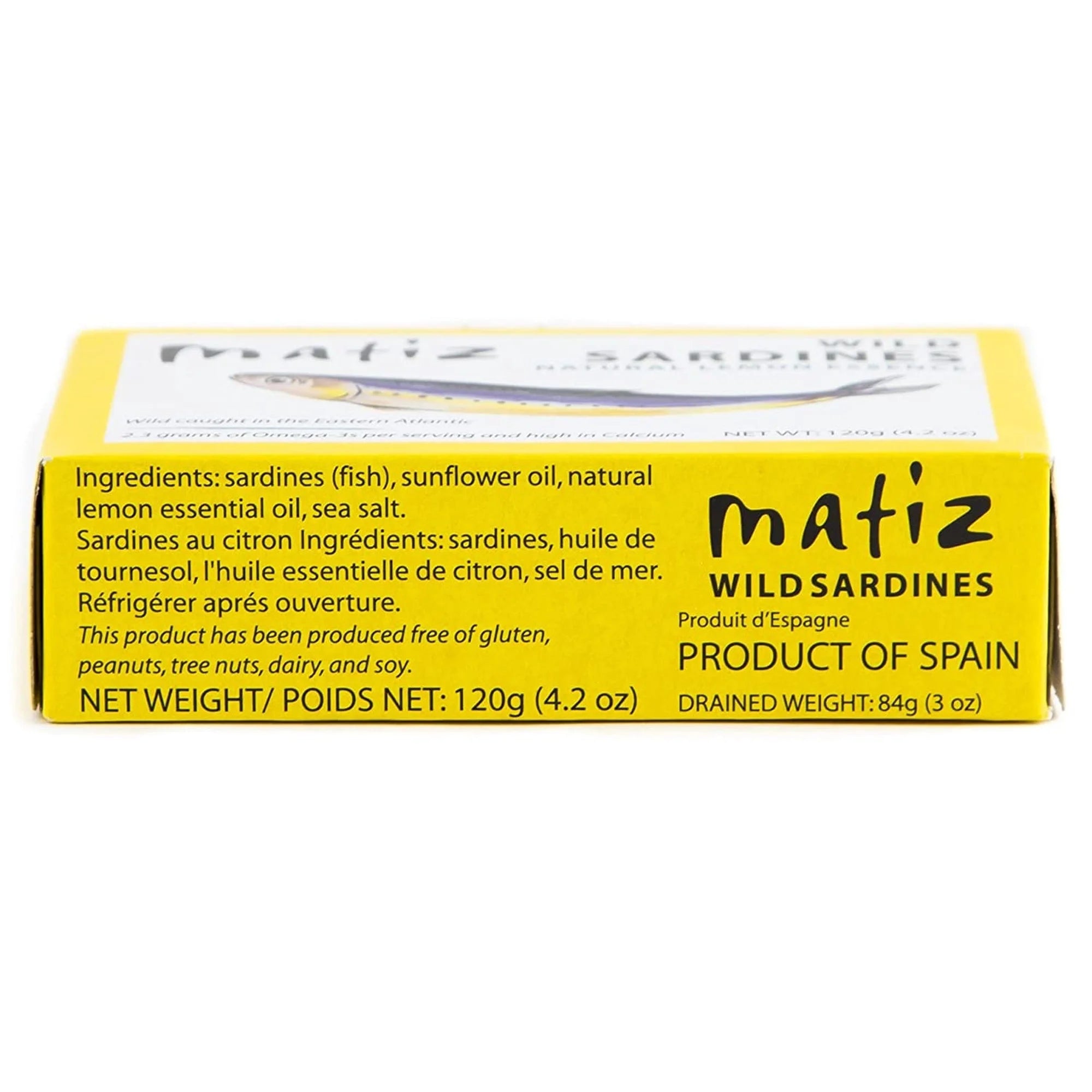 Matiz Wild Caught Sardines with Natural Lemon Essence, 4.2 Ounce