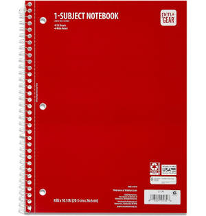 1 Subject Notebook